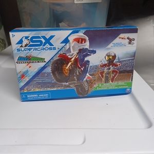 Supercross Race & Wheelie Competition Set w/ Ricky Carmichael and Ken Roczen